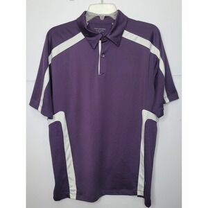 North End Sport Polo Moisture‑Wicking M Purple Cool-Logik Athletic Golf Sporty